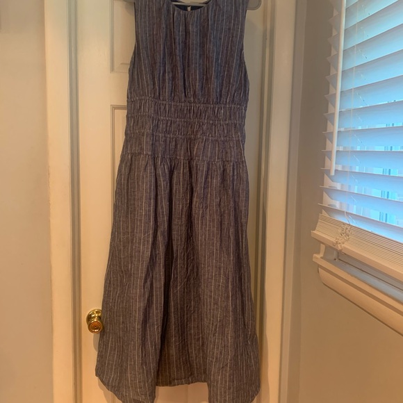 J. Crew Blue and White Patterned Dress - Picture 2 of 8